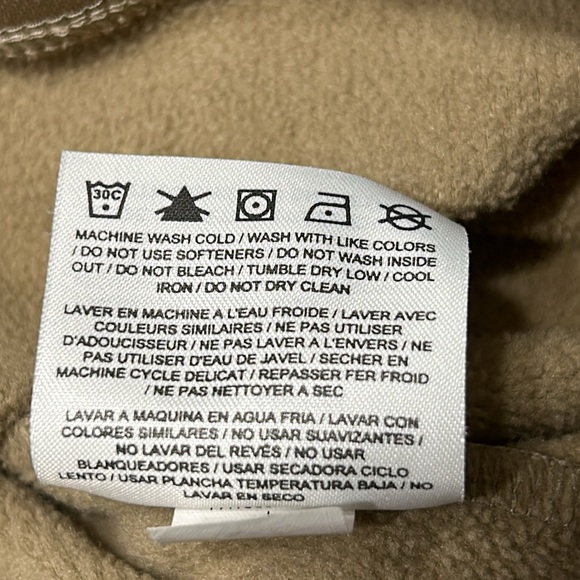 Nike Golf tan men’s 1/4 zip pullover fleece. Good condition. Size Large. - Picture 6 of 8